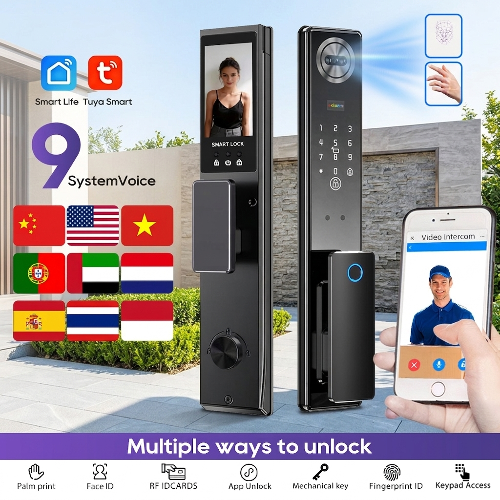 Wifi Doorbell Camera - Tuya App Face Recognition Smart Door