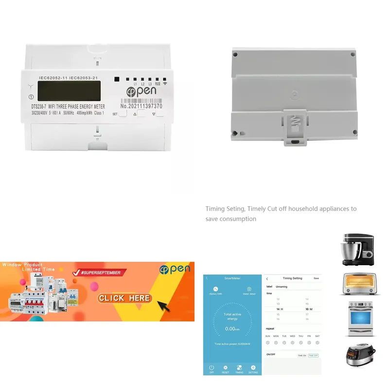 Smart Home Energy App - APP 220V 400V Over Under Voltage