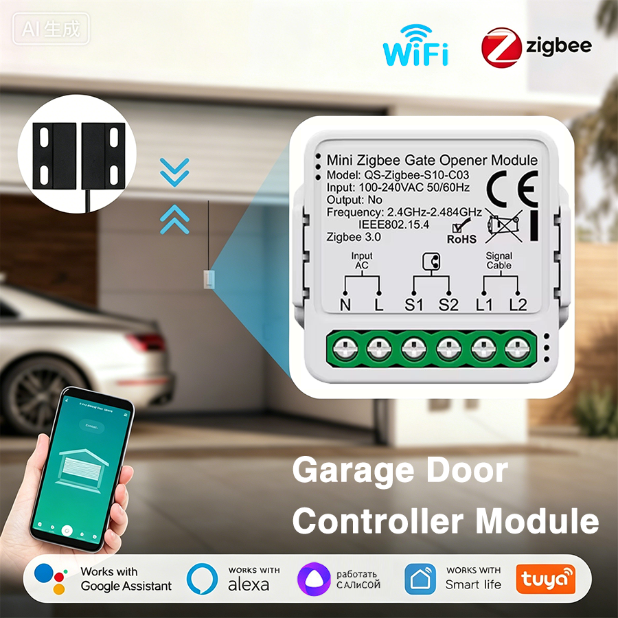 Smart Home Sistem - Tuya Smart WiFi or Zigbee Garage