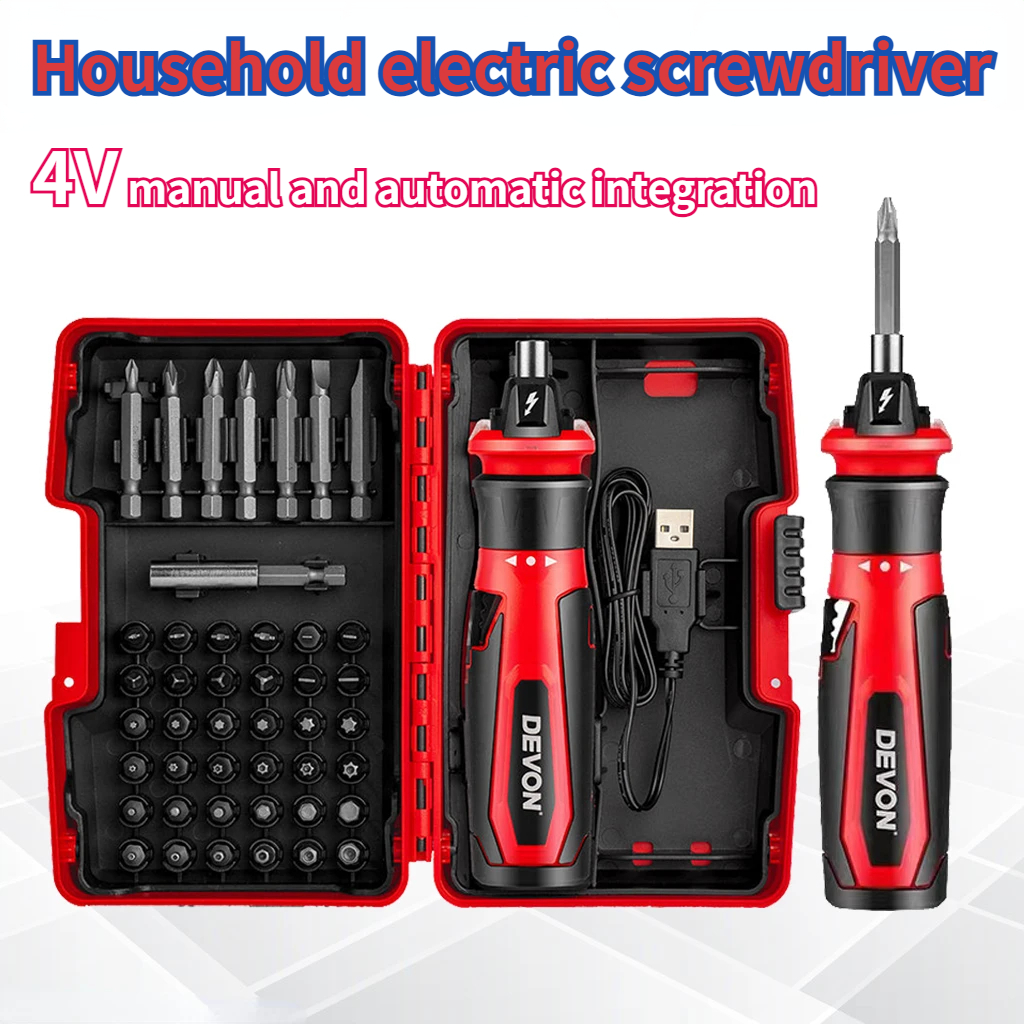 Smart Home Interior - DEVON 4V Mini Electrical Screwdriver Set