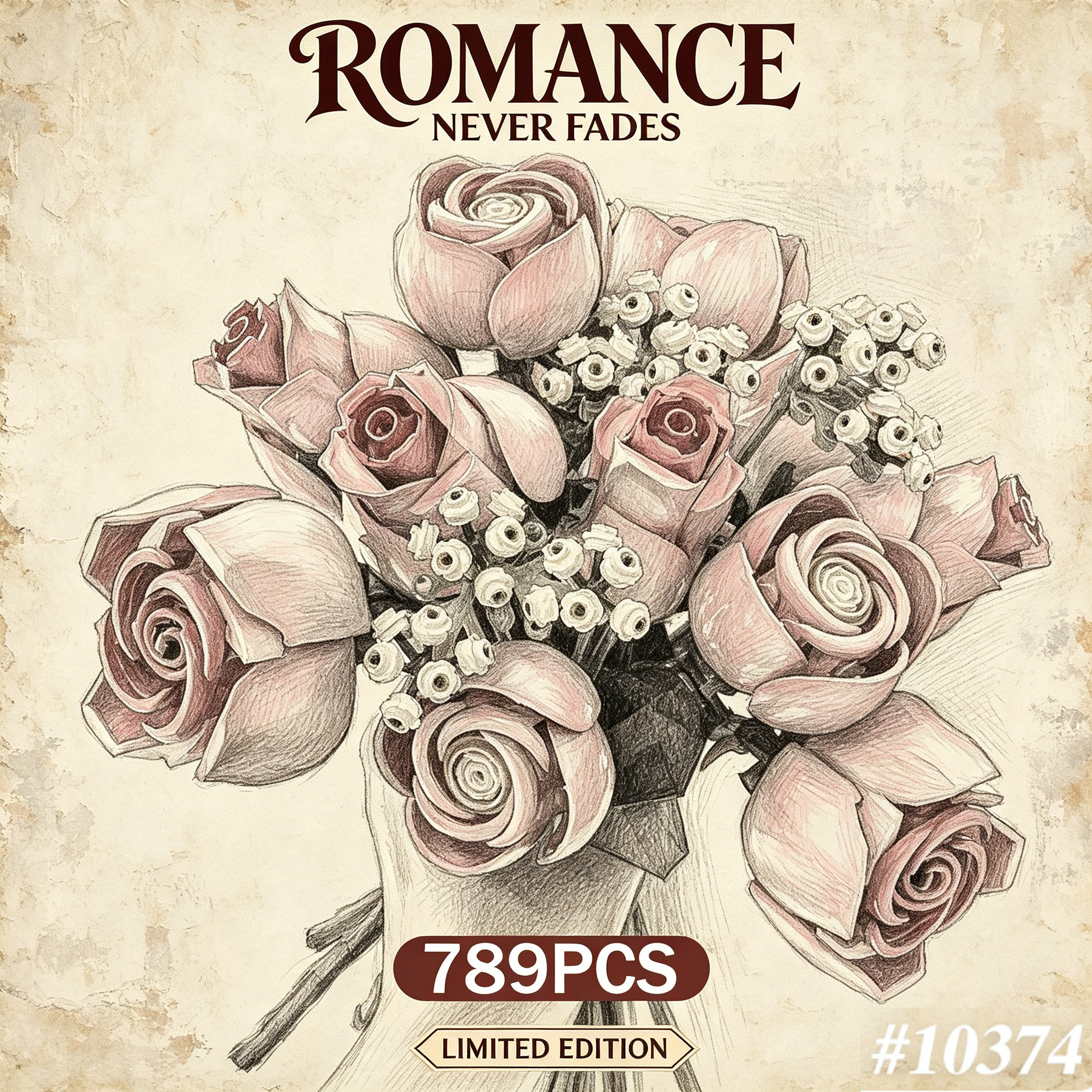 Smart Home Utilities - Technology New Romantic Bouquet Pink Rose