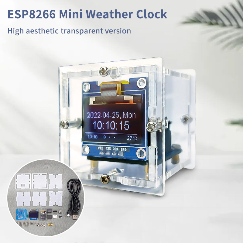 ESP8266 Mini Weather Clock Kit - Smart Home Esp8266 리뷰 및 가격