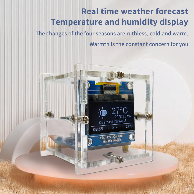 ESP8266 Mini Weather Clock Kit - Smart Home Esp8266 리뷰 및 가격