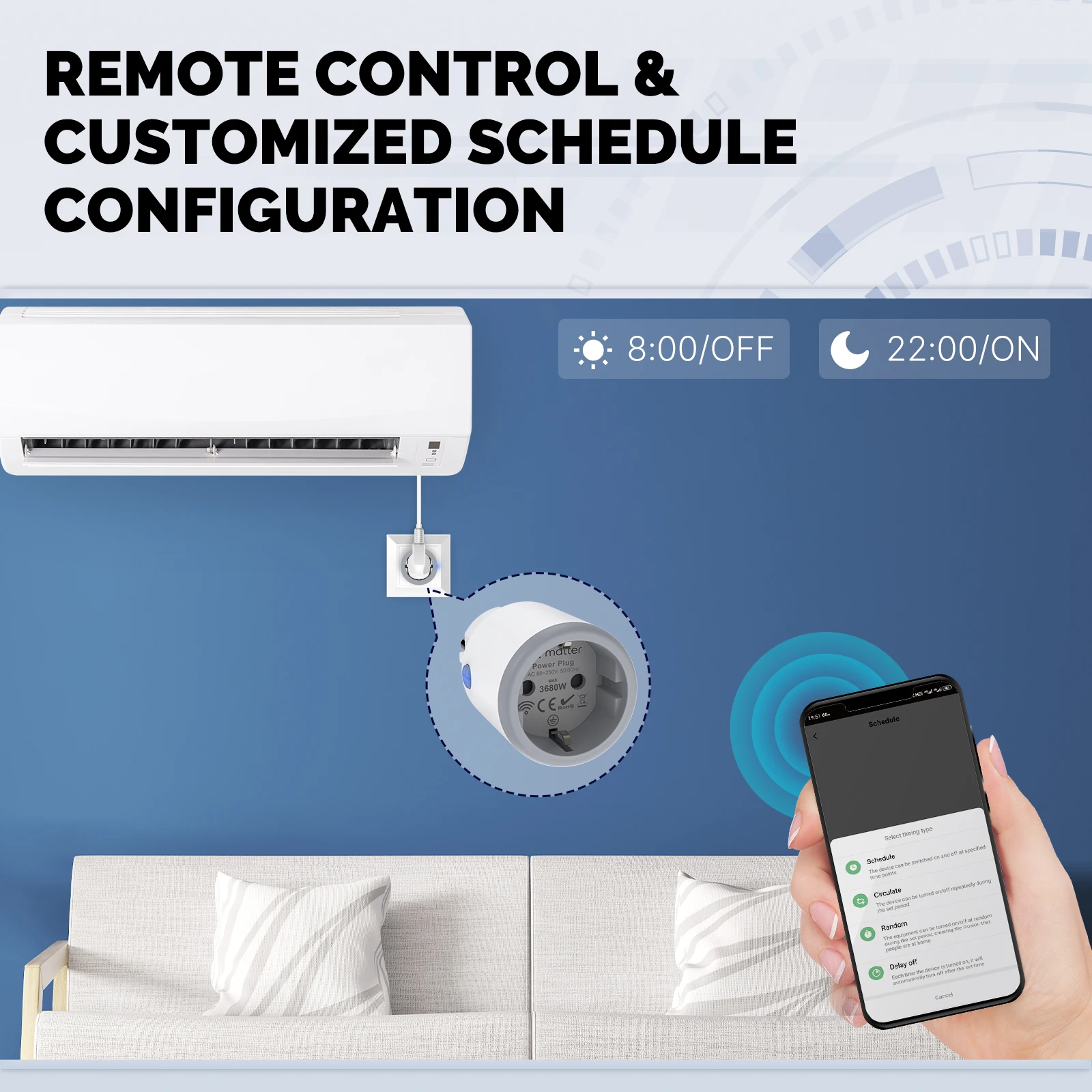 MOES Smart EU/US/UK Plug Matte - Smart Home Dashboard 리뷰 및 가격