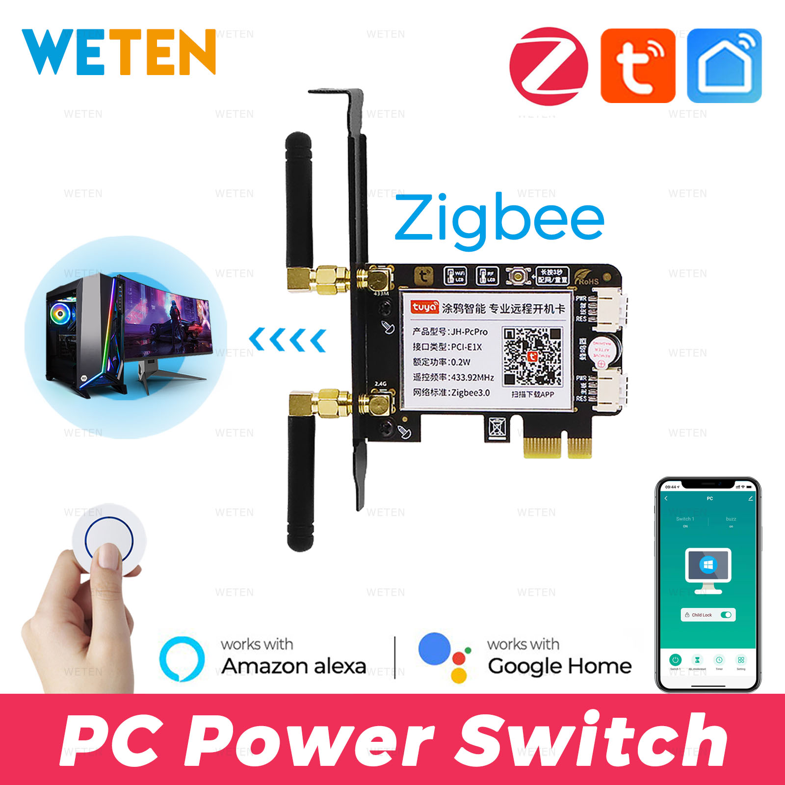 Tuya Zigbee Computer Power Res - Smart Home For Pc 리뷰 및 가격