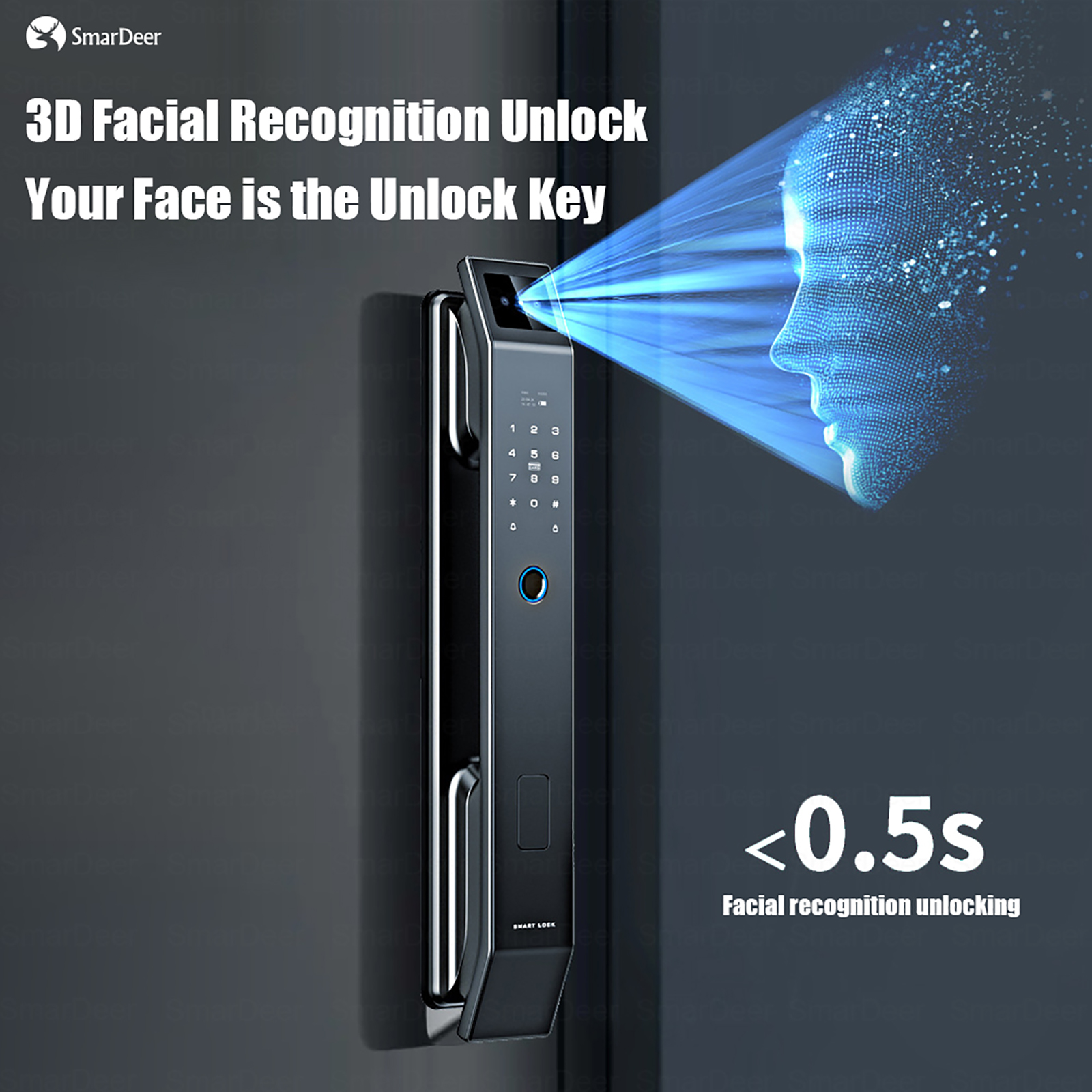 SmaerDeer Smart lock with Came - Smart Home Battery Camera 리뷰 및 가격