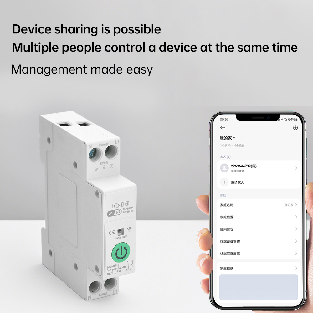 WIFI Smart Circuit Breaker Swi - Smart Home Energy App 리뷰 및 가격