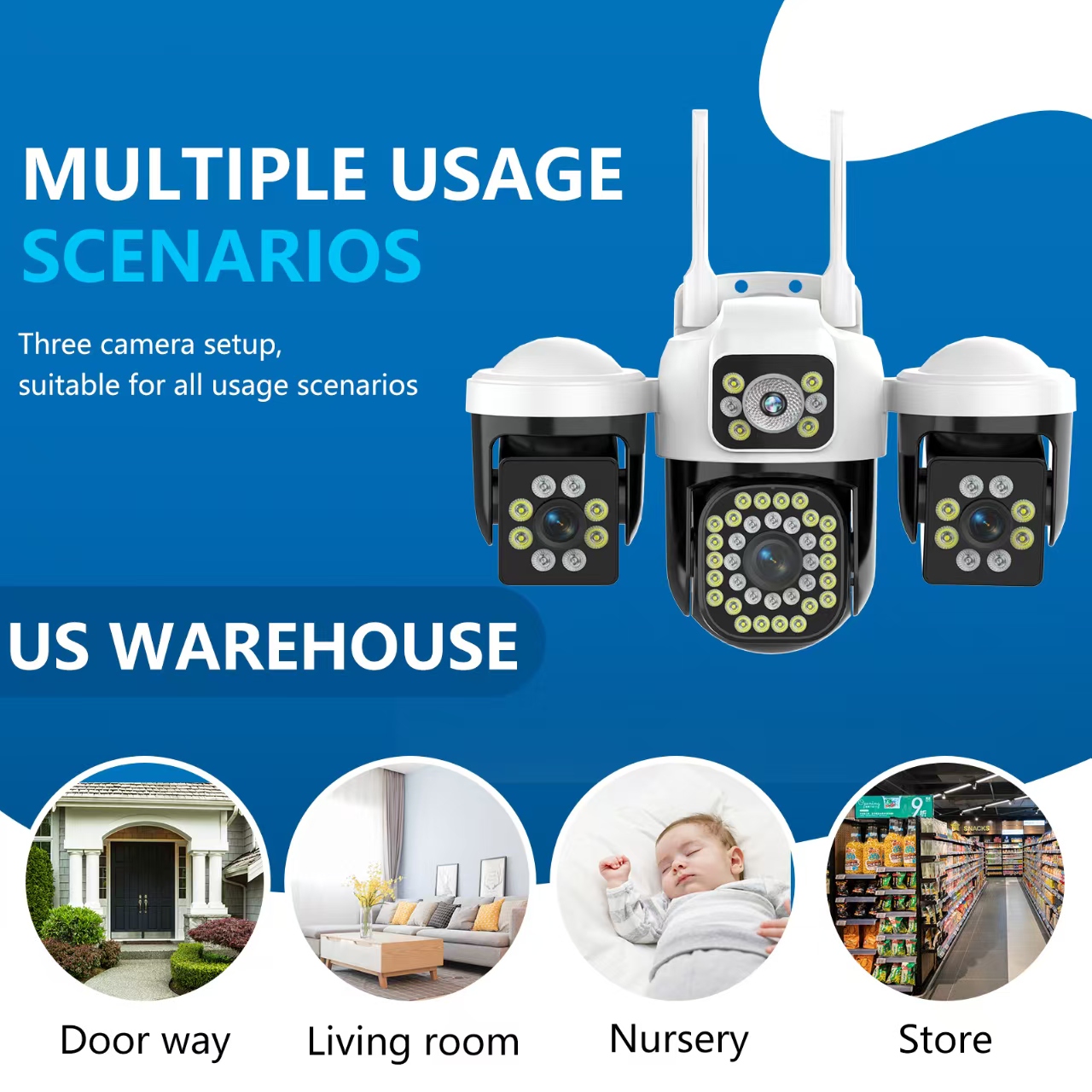 WiFi IP Camera Outdoor 15MP 8K - Smart Home Kamera Outdoor 리뷰 및 가격
