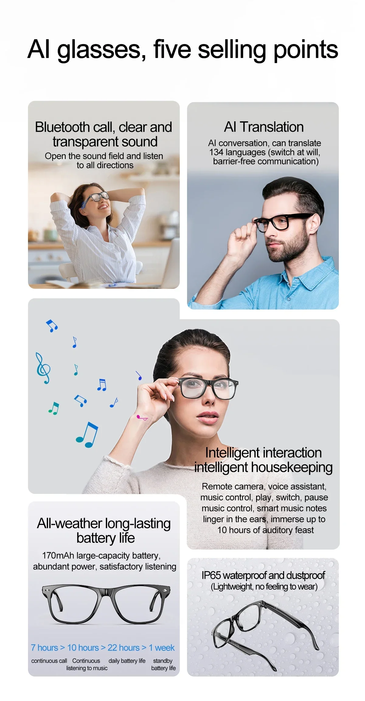 W100 Smart Glasses 134 Online  - Homesmart Online 리뷰 및 가격
