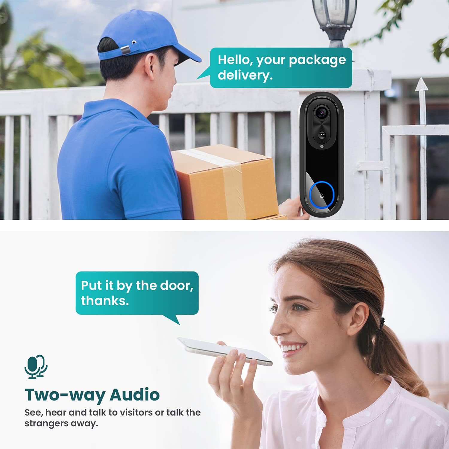 5G 2.4G WiFi Video Doorbell 10 - Smart Home Battery Camera 리뷰 및 가격