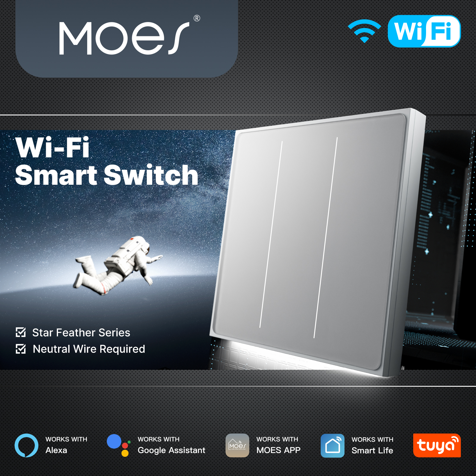 MOES Tuya WiFi Smart Star Feat - Smart Home Moes 리뷰 및 가격