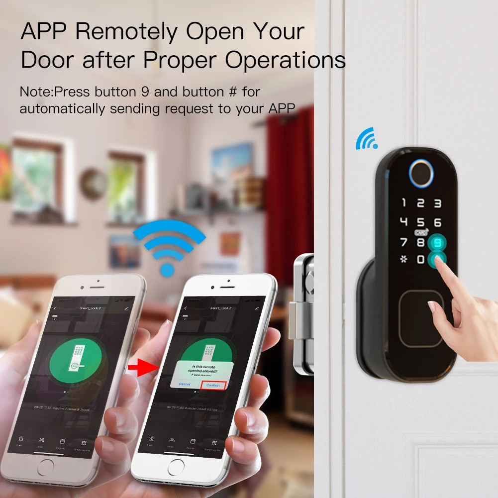 MOES WiFi Tuya Smart Lock Door - Smart Home Moes 리뷰 및 가격