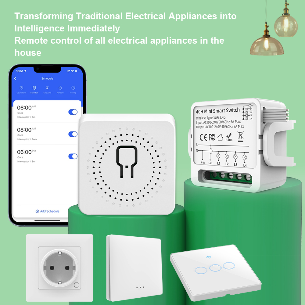 Tuya WiFi Smart Switch 1/2/3/4 - Smart Home Moes 리뷰 및 가격