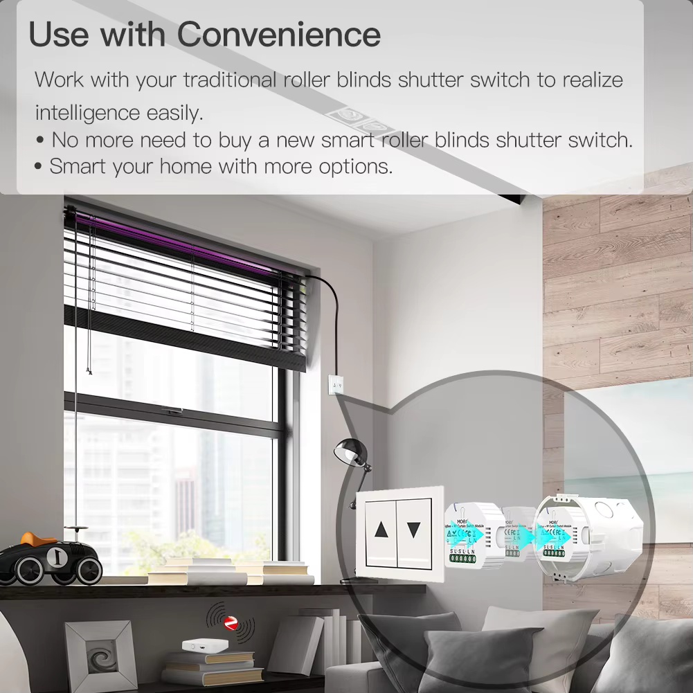 MOES ZigBee Smart RF433 Curtai - Smart Home Moes 리뷰 및 가격
