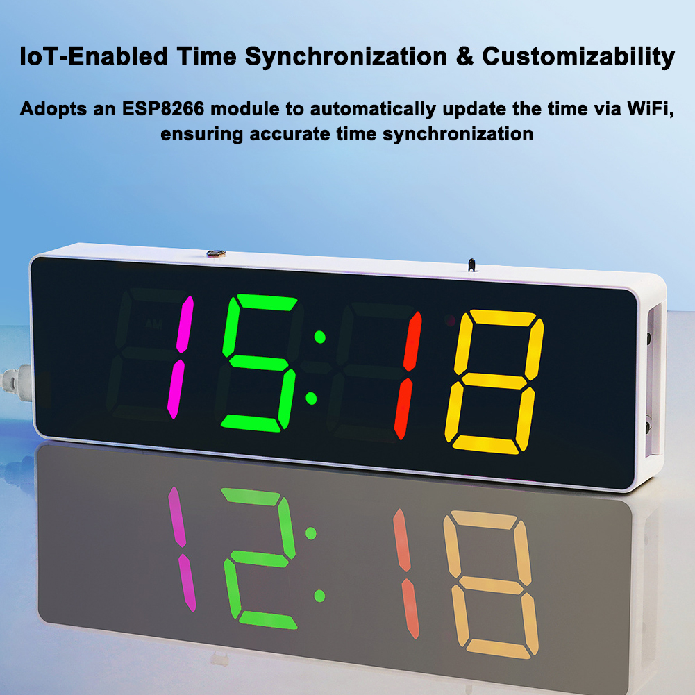 ESP8266 IoT Colorful WiFi Cloc - Smart Home Esp8266 리뷰 및 가격