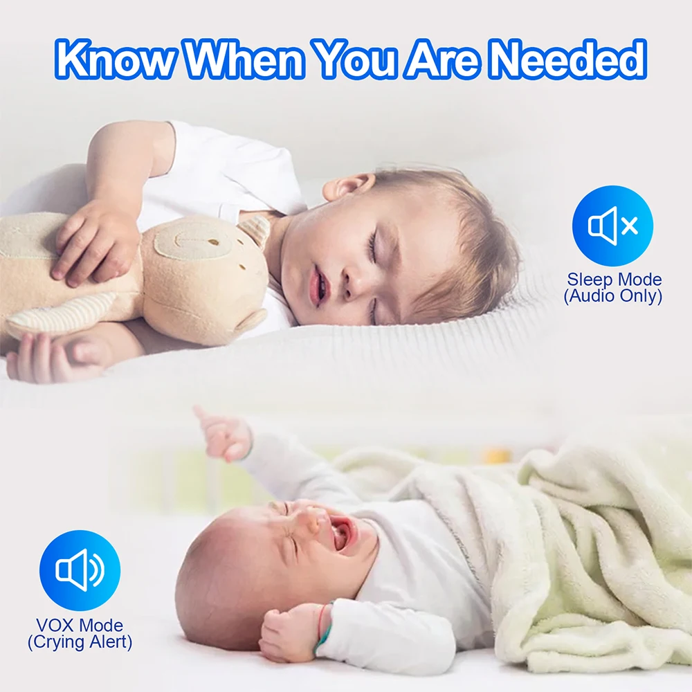 7.0'' Video Baby Monitor 720P  - Smart Home Battery Camera 리뷰 및 가격