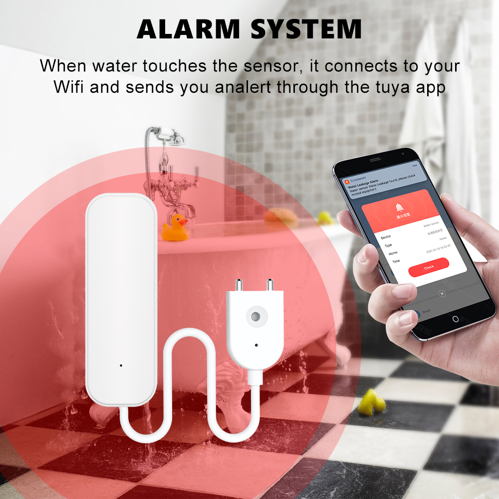 WiFi/Zigbee Water Level Sensor - Wifi Water Leak Detector 리뷰 및 가격