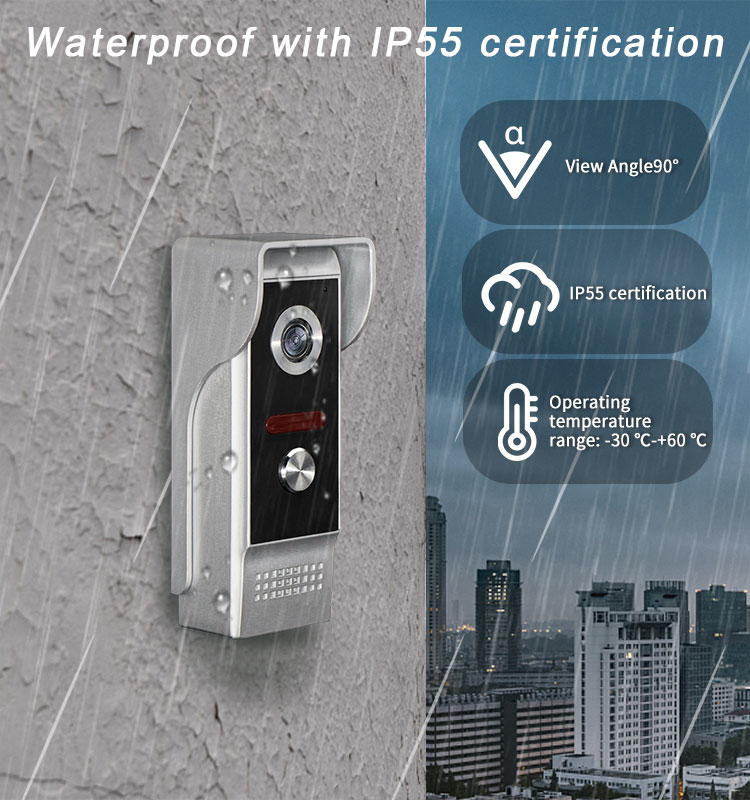9Inch HD Screen Tuya APP Wired - Wifi Doorbell Camera 리뷰 및 가격