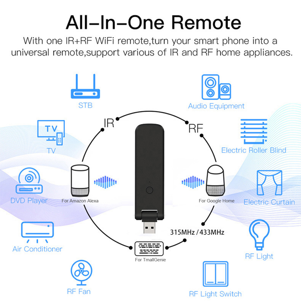 1Pc Smart RF IR Remote Control - Smart Home Energy App 리뷰 및 가격