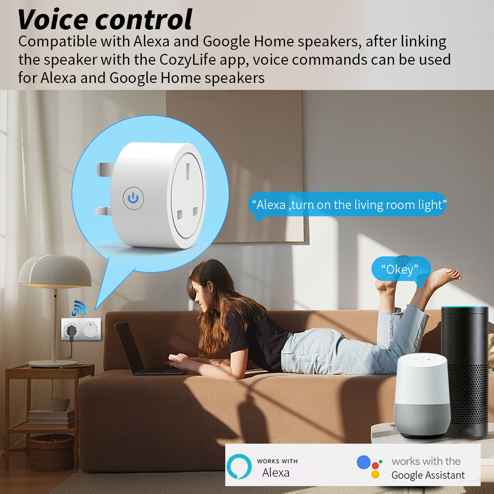 WiFi Smart Socket 16A UK plug  - Smart Home Energy App 리뷰 및 가격