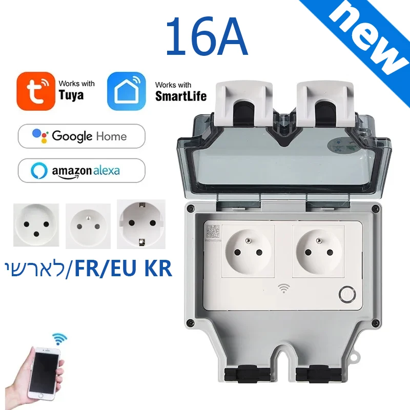 Tuya Power Socket IP66 Outdoor - Smart Home Utilities 리뷰 및 가격
