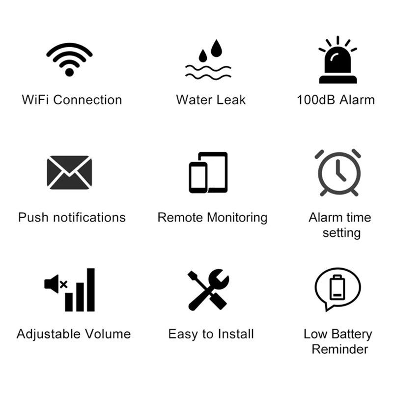 [NEW A09R!】 APP Remote Control - Wifi Water Leak Detector 리뷰 및 가격
