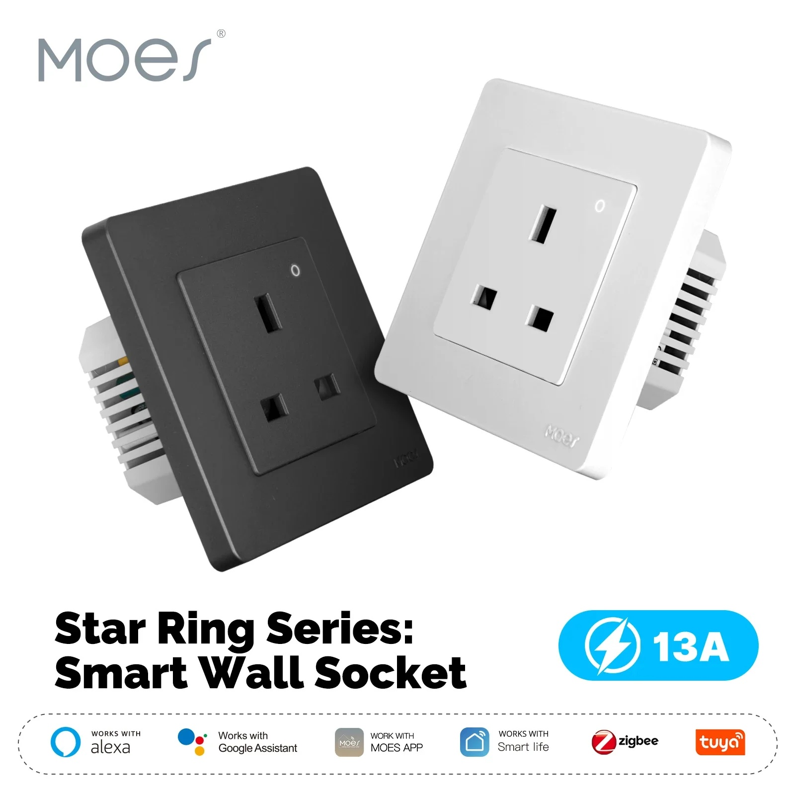 MOES Tuya ZigBee Smart Socket  - Smart Home Energy App 리뷰 및 가격