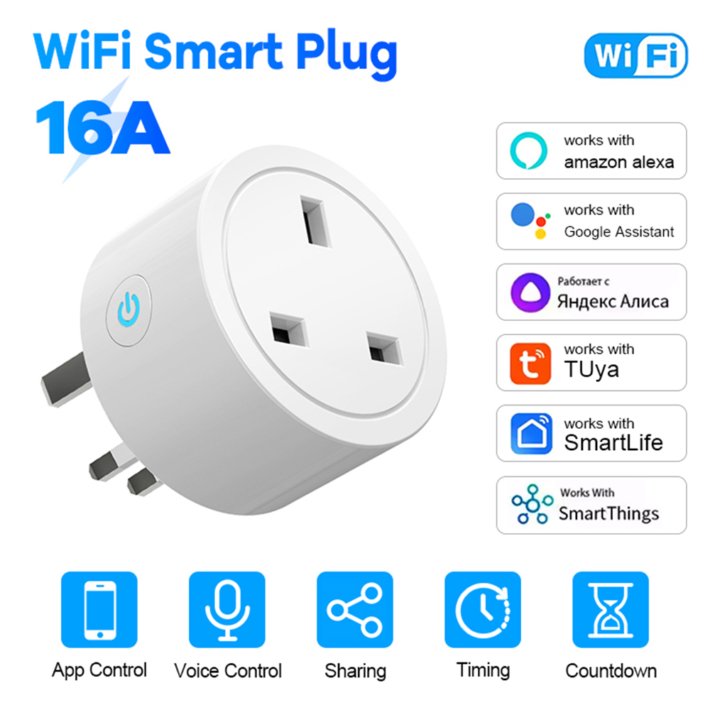 WiFi Smart Plug 16A UK Socket  - Smart Home Energy App 리뷰 및 가격