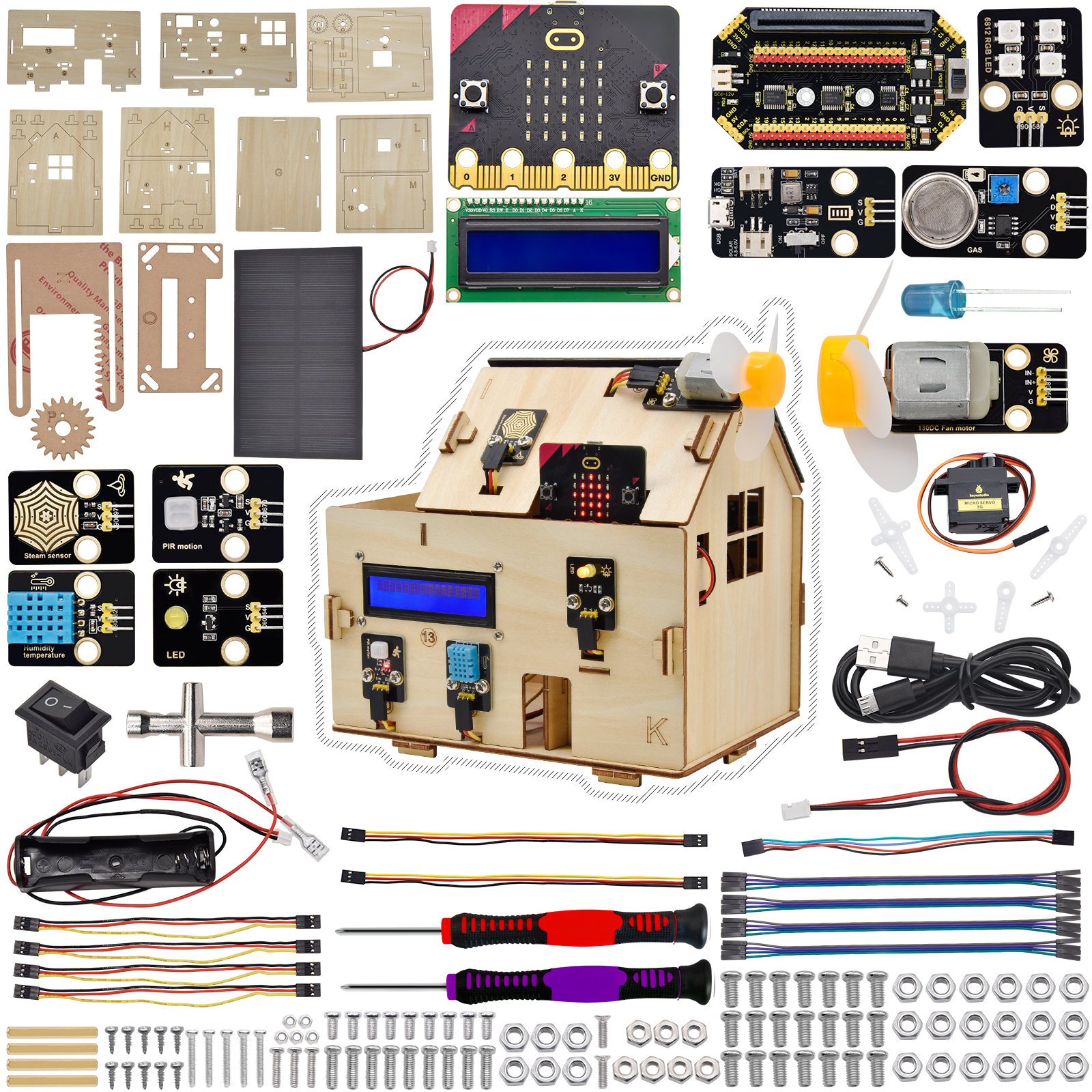 Keyestudio Microbit V2 Starter - Smart Home Micro Bit 리뷰 및 가격