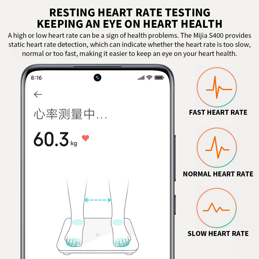 Mijia S400 Smart Health Scale  - Smart Home Interior 리뷰 및 가격