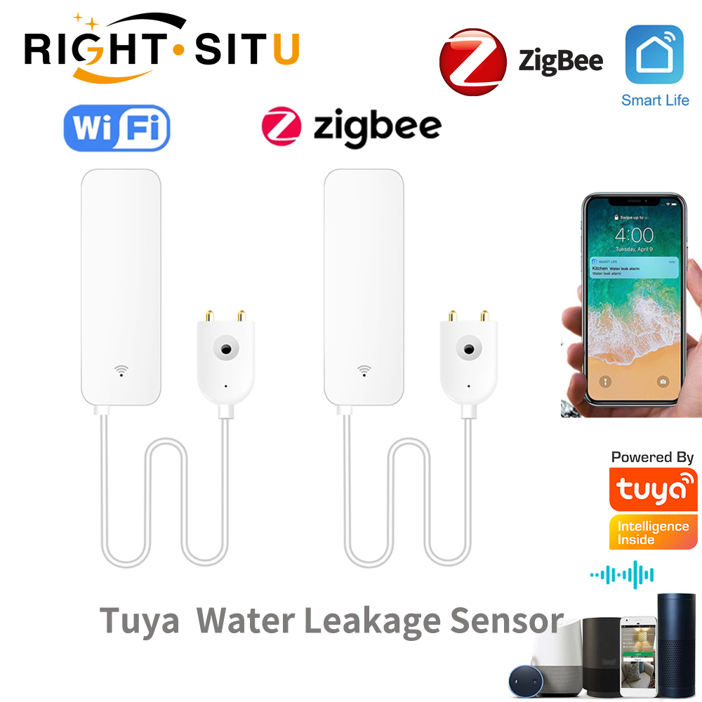 Tuya WiFi Water Leak Sensor, W - Wifi Water Leak Detector 리뷰 및 가격