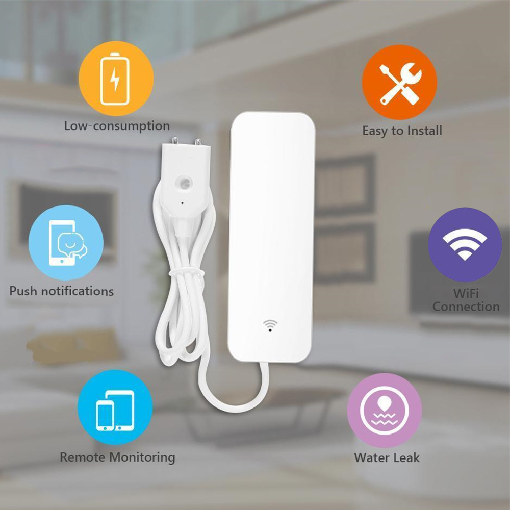 Tuya WiFi Water Leak Sensor, W - Wifi Water Leak Detector 리뷰 및 가격