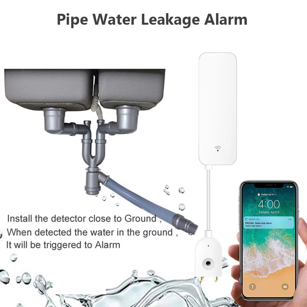 ZigBee WiFi Water Leak Sensor  - Wifi Water Leak Detector 리뷰 및 가격