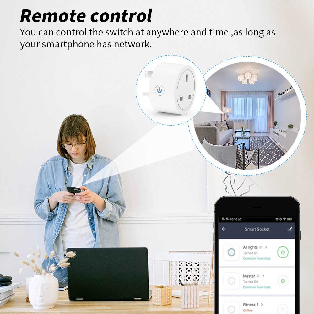 20A Tuya WiFi Smart UK Plug So - Smart Home Energy App 리뷰 및 가격