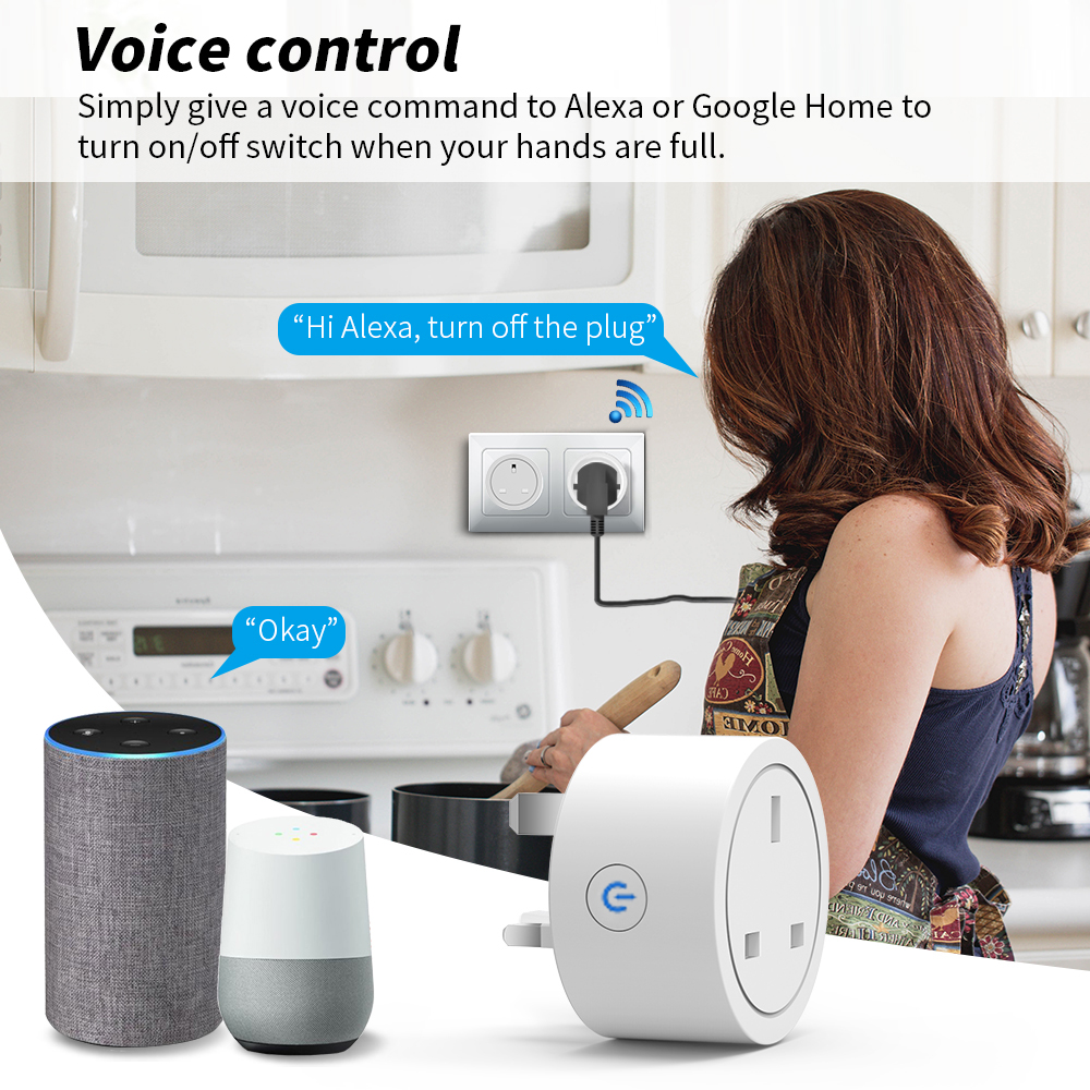 20A Tuya WiFi Smart UK Plug So - Smart Home Energy App 리뷰 및 가격