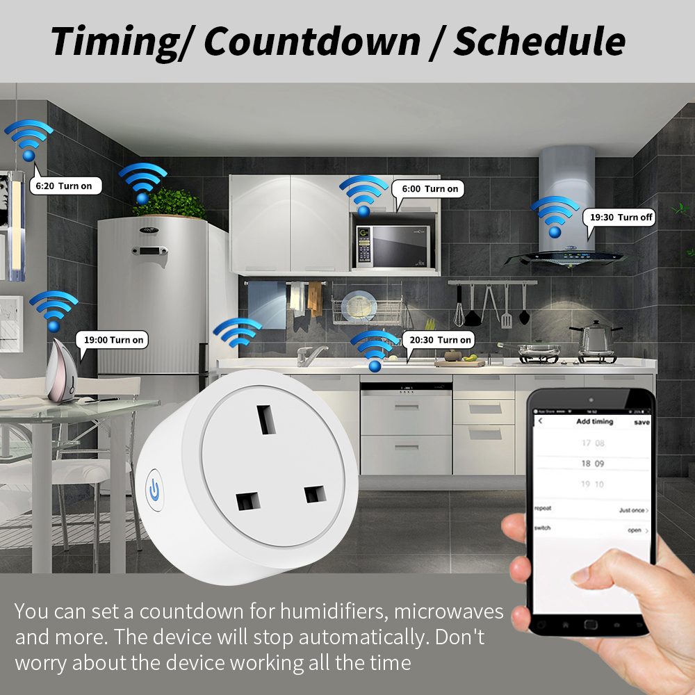 20A Tuya WiFi Smart UK Plug So - Smart Home Energy App 리뷰 및 가격