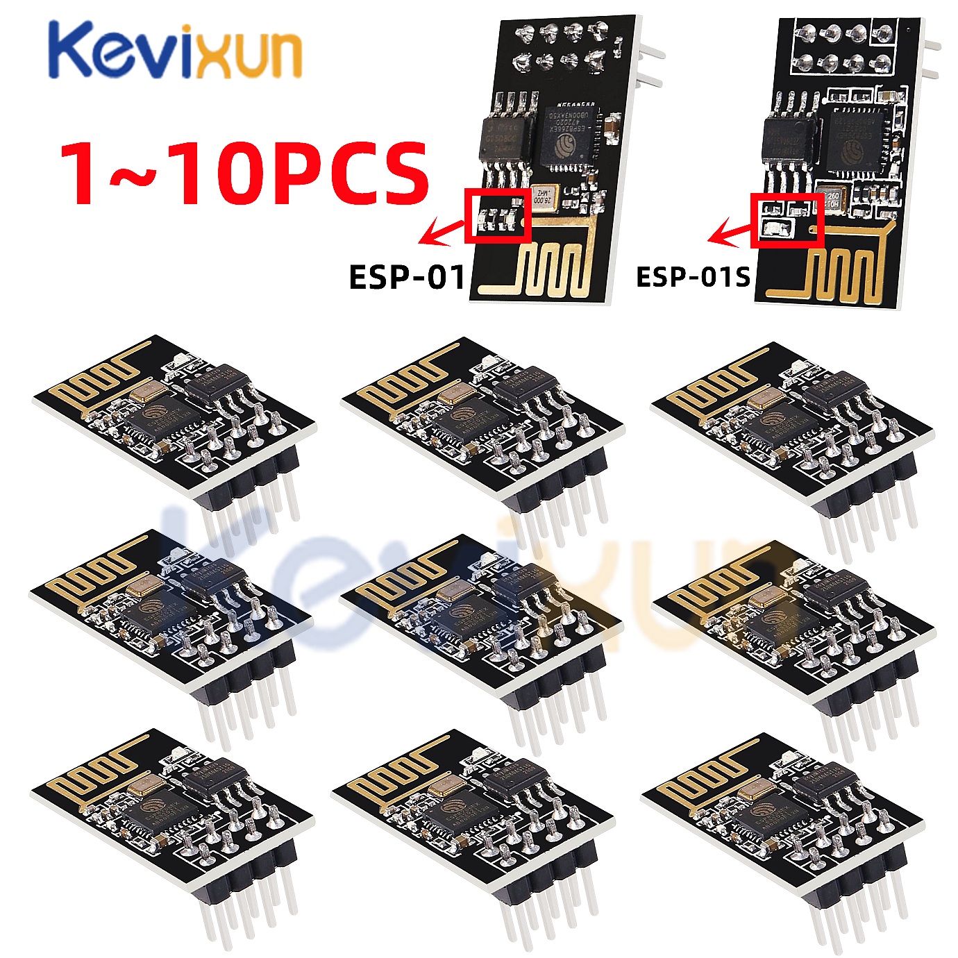 5/10pcs ESP01/ ESP-01S Program - Smart Home Esp8266 리뷰 및 가격