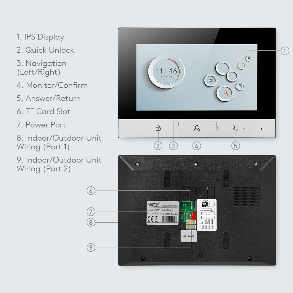 Tuya Smart WIFI Indoor Monitor - Smart Home Dashboard 리뷰 및 가격