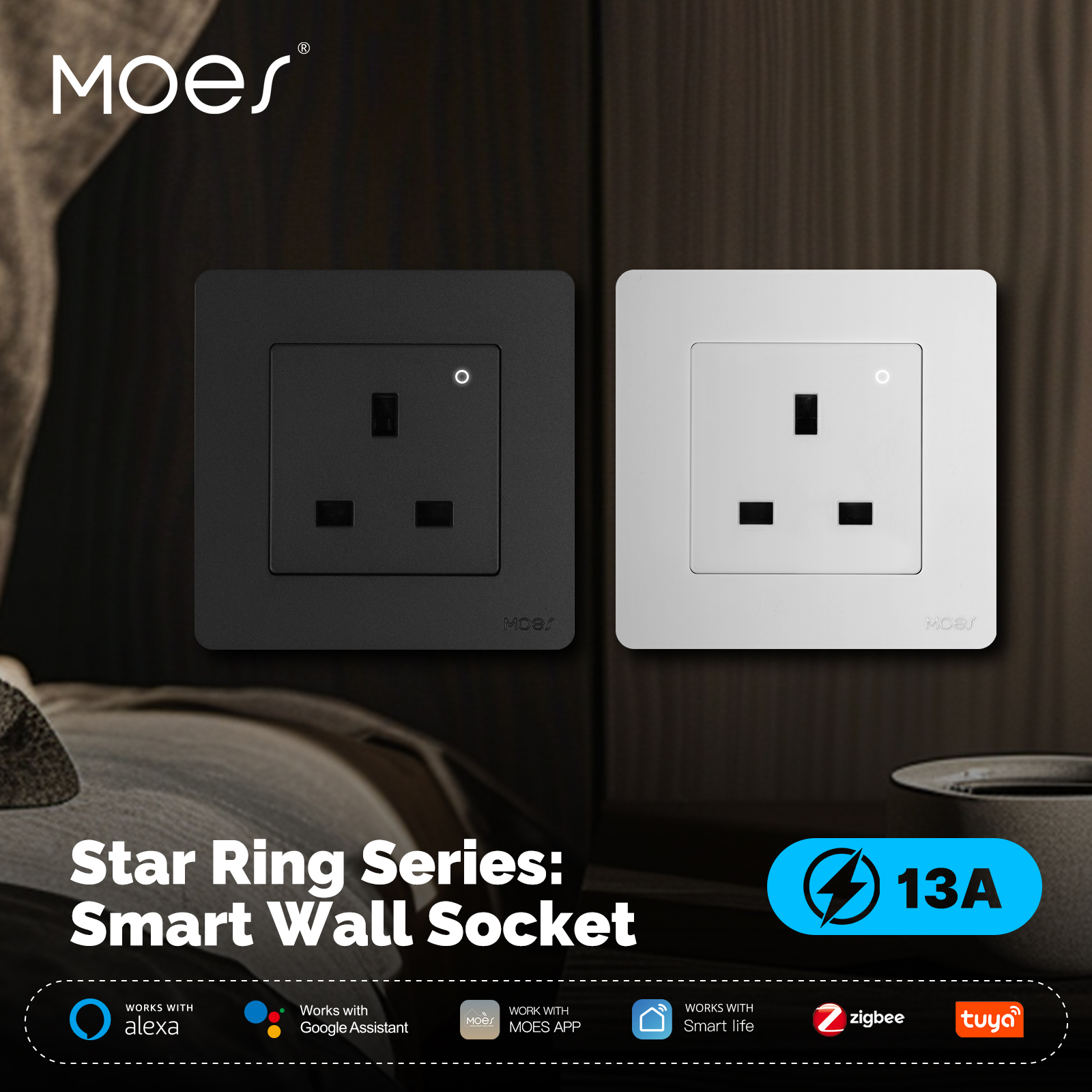 MOES Tuya ZigBee Smart Socket  - Smart Home Energy App 리뷰 및 가격
