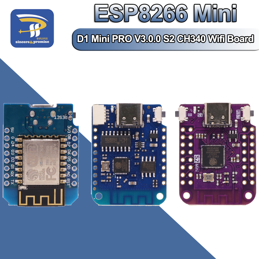 WeMos D1 Mini Pro V3.0 NodeMcu - Smart Home Esp8266 리뷰 및 가격