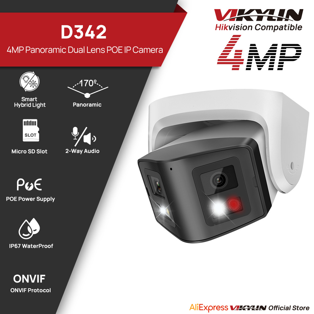 Vikylin 4MP Panoramic Dual Len - Smart Home Hikvision 리뷰 및 가격