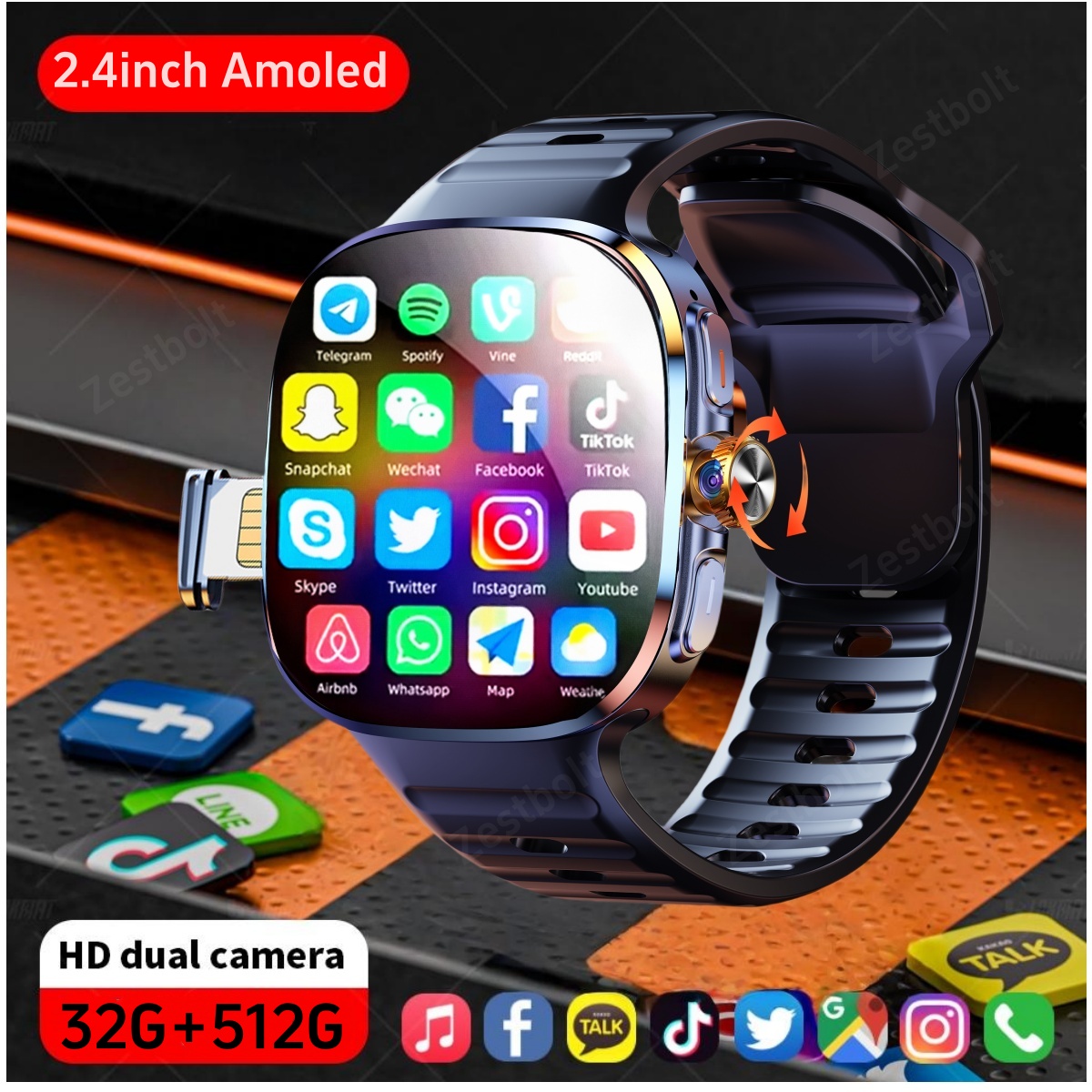 M99 Smartwatch 2.4inch Larger  - Smart Home Japan 리뷰 및 가격
