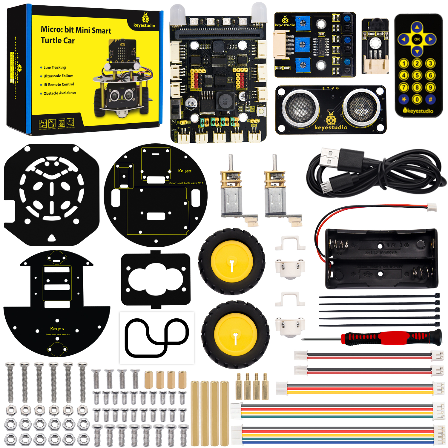 Keyestudio Micro:Bit V2 Robot  - Smart Home Micro Bit 리뷰 및 가격