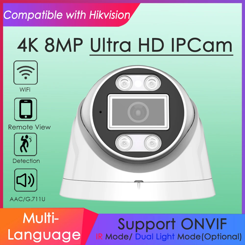 4K 8MP Wifi Wireless IP Camera - Smart Home Hikvision 리뷰 및 가격