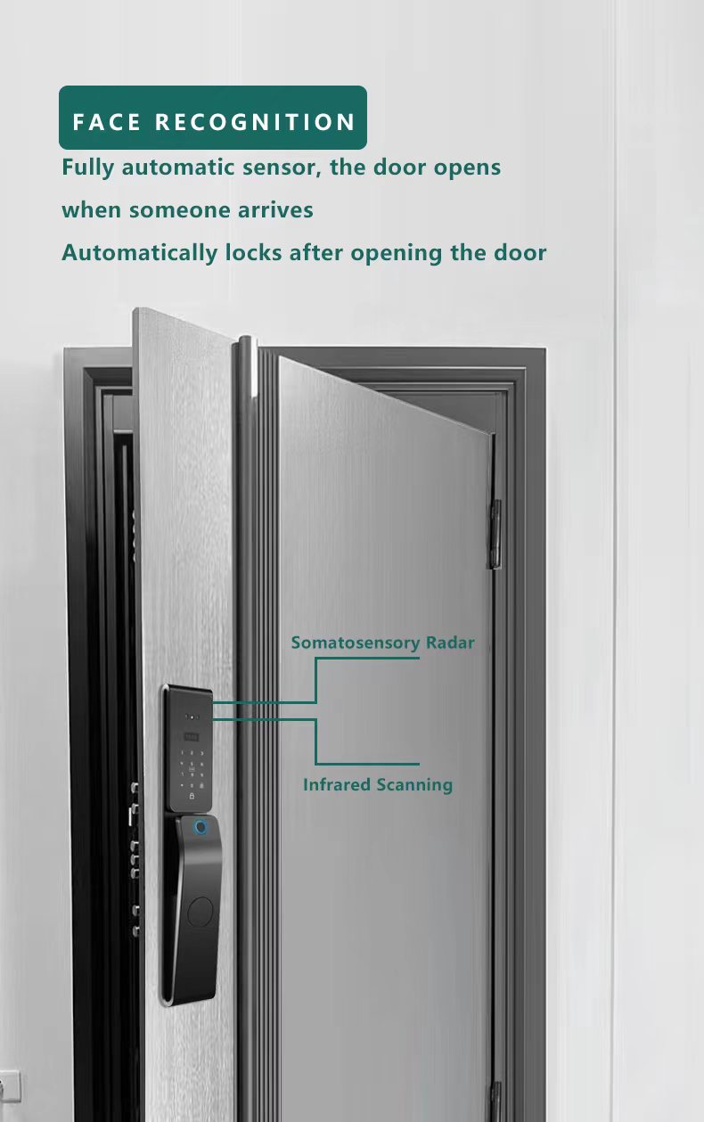 Smart Door Lock Palm Vein 3D F - Smart Home Battery Camera 리뷰 및 가격