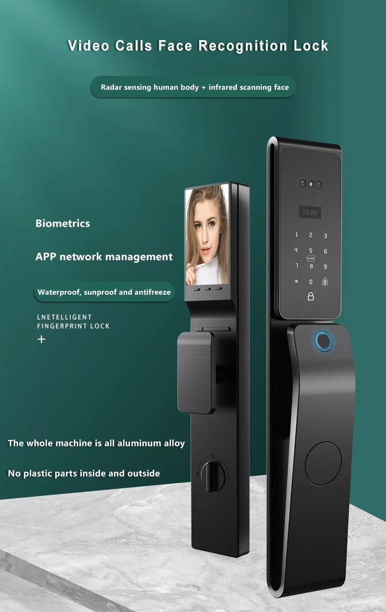 Smart Door Lock Palm Vein 3D F - Smart Home Battery Camera 리뷰 및 가격