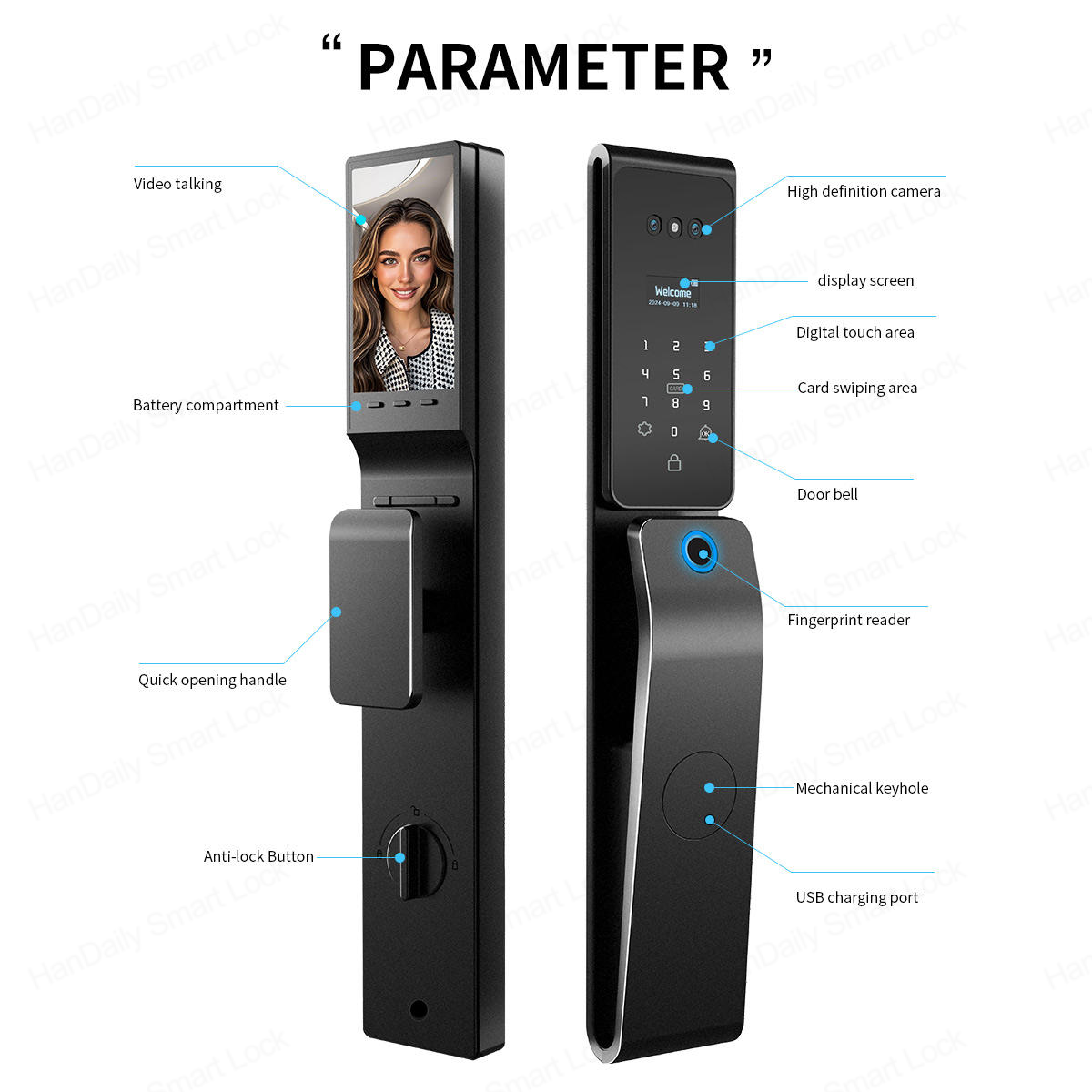 Waterproof Tuya 3D Face Recogn - Smart Home Battery Camera 리뷰 및 가격