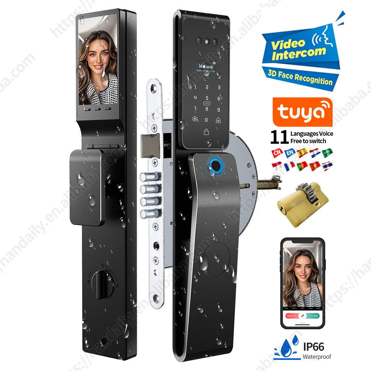 Waterproof Tuya 3D Face Recogn - Smart Home Battery Camera 리뷰 및 가격