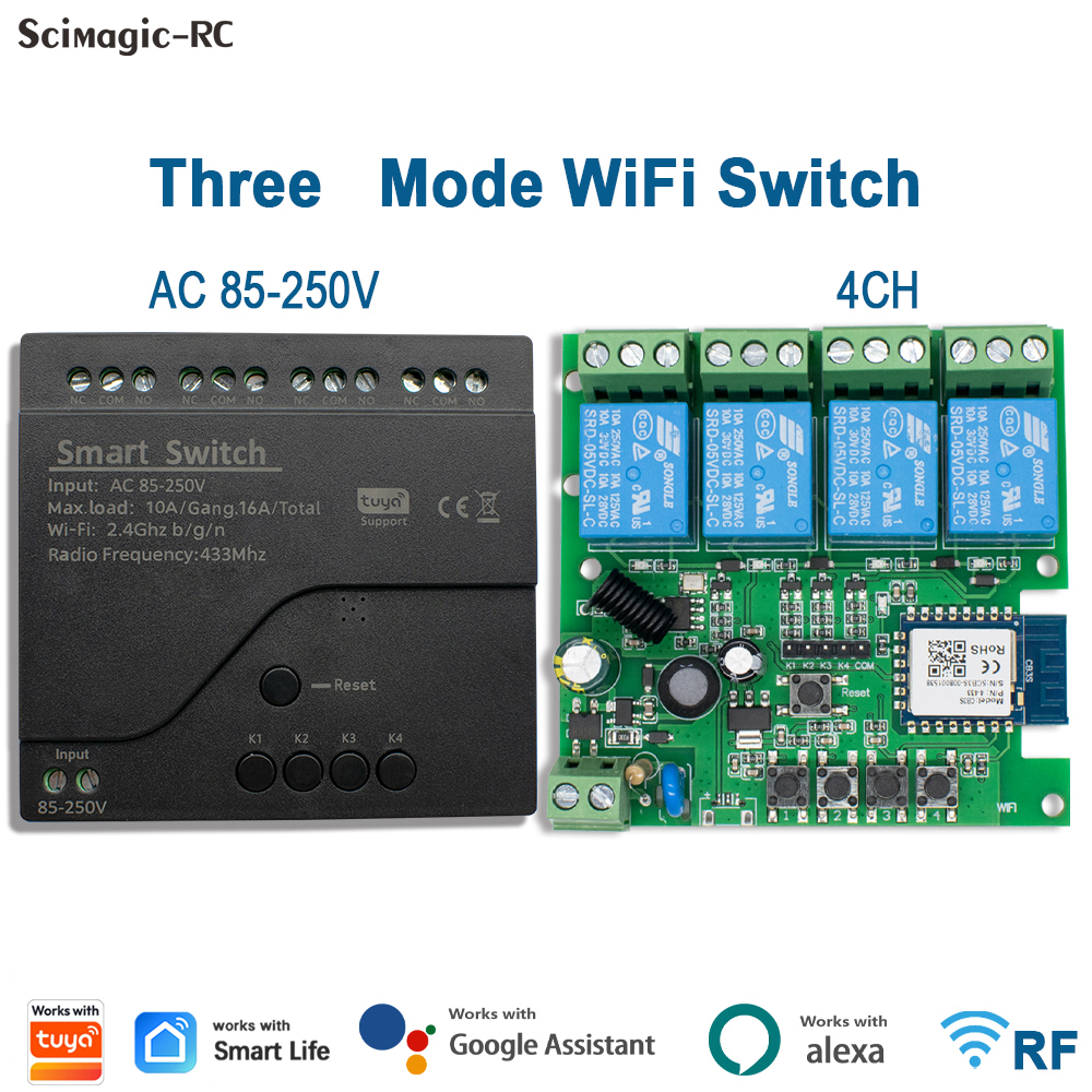Black Style Tuya 4CH Wifi Smar - Smart Home Utilities 리뷰 및 가격