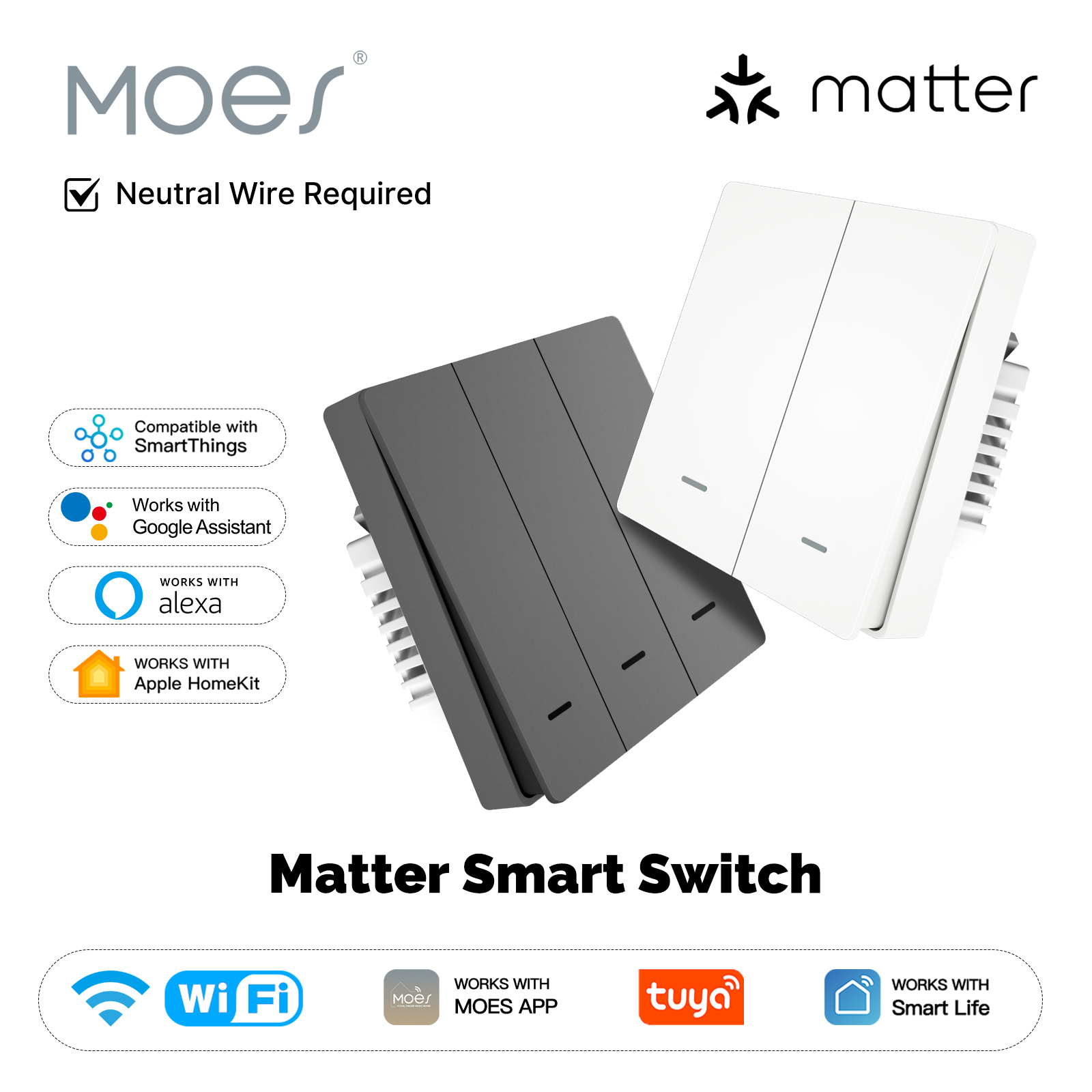 MOES Matter Tuya WiFi Smart Li - Smart Home Dashboard 리뷰 및 가격